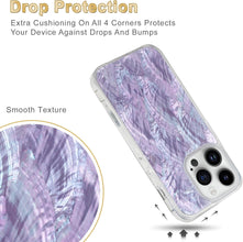 for iPhone 16 Pro Max Case Made with Unique Genuine Seashell, Durable | Stunning Gorgeous | Drop Protection | Luxury Aesthetic Cover. (Beige)