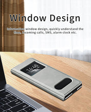for Samsung Galaxy Z Fold 7 Maghetic Flip Folding Case, Open Window Design, High Luxurious Business Napa Leather Hidden Kickstand Full Body Hinge Protective Slim Cover - Blue