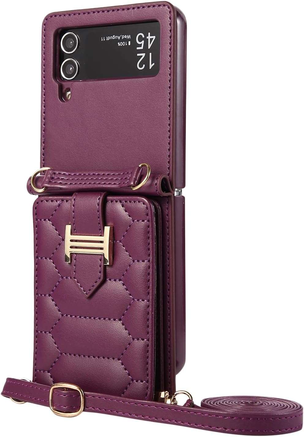 Z Flip 4/3 Wallet Case with H Symbol