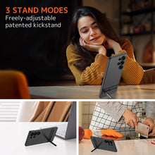 for Samsung Galaxy S24 Case with Slim 3-Way Stand Shockproof Design Durable Ultra-Thin Protective Cover