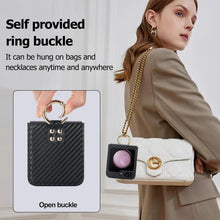 Konstreet for Samsung Galaxy Z Flip5 Case Fashion Leopard Print Design with Stand Anti-Fall Protection Portable Hanging Ring