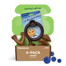 Benebone Large 4-Pack Dog Toys for Aggressive Chewers – Durable Dog Bones, Made in USA – Dog Toys for Large Dogs Under 90 lbs