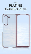 for Samsung Galaxy Z Fold 6 Mobile Phone Case Electroplating Transparent Case for Galaxy Fold 6 Stylish and Simple Outstanding Anti-Fingerprint