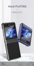 for Samsung Galaxy Z Flip 5 Mobile Phone Case Electroplating Transparent Case for Galaxy Flip 5 Stylish and Simple Outstanding Anti-Fingerprint