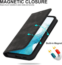 for Samsung Galaxy S22 Wallet Case with 2 Card Slots - Premium PU Leather with RFID Blocking and Flip Cover Design