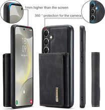 for Samsung Galaxy S23 Multi-Card Wallet Case, 2-in-1 Design with Magnetic Leather Wallet Durable TPU & PC Hybrid Construction, Stylish PU Leather Coating