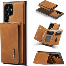 for Samsung Galaxy S23 Multi-Card Wallet Case, 2-in-1 Design with Magnetic Leather Wallet Durable TPU & PC Hybrid Construction, Stylish PU Leather Coating