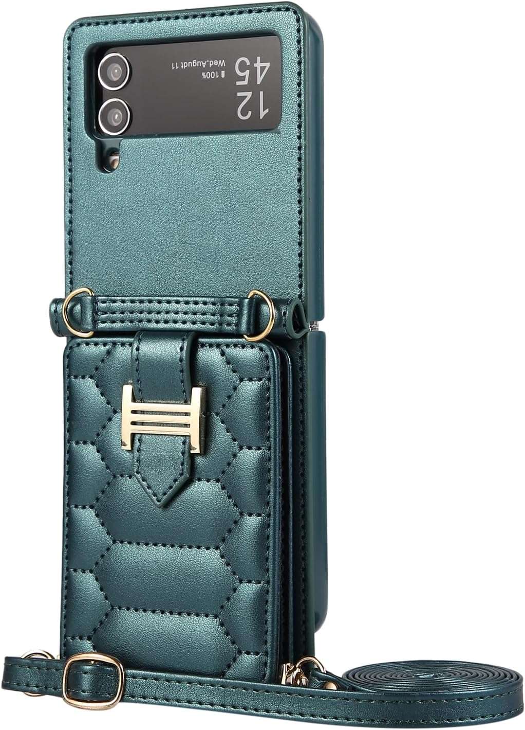 Z Flip 4/3 Wallet Case with H Symbol