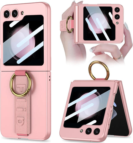 for Samsung Galaxy Z Flip 6 case Features a Durable Design with a Convenient Loop and Screen Strap Shockproof and Drop-Proof Personalized and Unique Flip 6 case for Galaxy