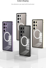 for Samsung Galaxy S23 Ultra Case MechanicalMechanical Pop-up Window Flexible Mechanical Design Metal Frame Lens Protection Wireless Charging Anti-Fingerprint Anti-Drop