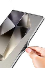 for Samsung Galaxy S24 Ultra Phone Case Leather Cover Ultra-Thin Scratch-Resistant Shockproof Business Style Electroplating Finish Solid Color Design