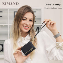 for Samsung Galaxy Z Flip 7 Luxury Zipper Wallet Phone Case, Multi-Function Kickstand Card Holder Adjustable Crossbody Strap, Fashion Flip Case.(Black)