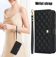 Konstreet for iPhone 15/15Pro/15Pro Max Wallet Case with 5 Card Slots and 1 Cash Slot and Crossbody Strap and Wrist Strap Luxury Fashion Shockproof Magnetic Flip Cover Protective