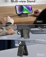 Konstreet for iPhone 14 Series Case with 2-in-1 Detachable Magnetic Wallet 4 Card Slots and 1 Zipper Bag Compatible MagSafe and RFID Blocking Stand Wireless Charging