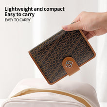 Passport Holder Wallet Bag with AirTag Holder, Card Slots and Passport Solt Ticket Cash Solt, Photo Solt Sim Card Pen Slot.Brown