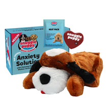 Snuggle Puppy Original Heartbeat Puppy Toy with Real-Feel Pulse & Heat Pack, Calming Sleep Aid for Puppy Anxiety, Crate Training, First Nights & New Puppy Transition - Biscuit