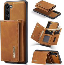 for Samsung Galaxy S23 Multi-Card Wallet Case, 2-in-1 Design with Magnetic Leather Wallet Durable TPU & PC Hybrid Construction, Stylish PU Leather Coating