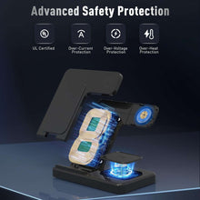 3 in 1 Wireless Charger Station for iPhone, Apple Watch, and Airpods