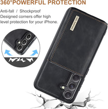 for Samsung Galaxy S23 Multi-Card Wallet Case, 2-in-1 Design with Magnetic Leather Wallet Durable TPU & PC Hybrid Construction, Stylish PU Leather Coating