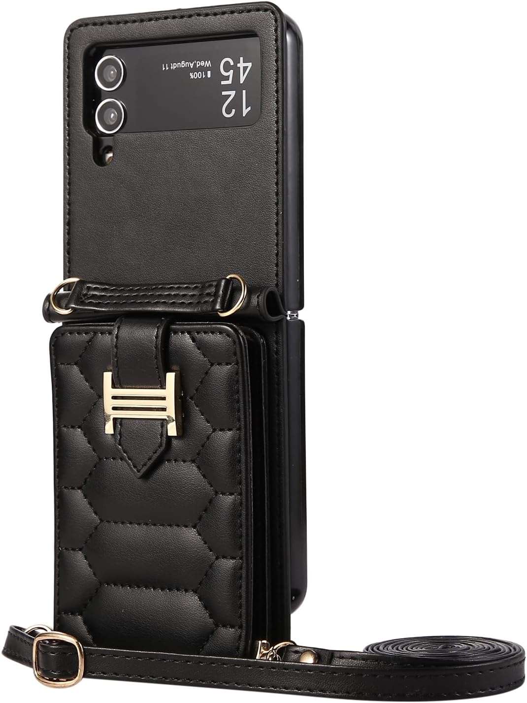 Z Flip 4/3 Wallet Case with H Symbol