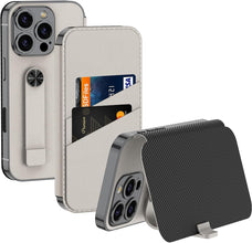 for iPhone 16 Pro Mobile Phone Case Classic Style Card Holder Luxurious Durable Leather Flip Cover Stand Rotatable Magnetic Strap Anti-Fingerprint Anti-Fall