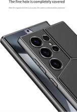 for Samsung Galaxy S24 Ultra Leather Case with Card Slot and Stand Feature Wireless Charging Compatible and Precision Camera Cutouts wit Anti-Fall