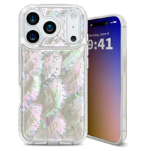 for iPhone 17 Case Made with Unique Genuine Seashell, Durable | Stunning Gorgeous | Drop Protection | Luxury Aesthetic Cover. (Beige)