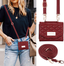 for Samsung Galaxy Z Flip 7 Wallet Case with Built-in Leather Cash Slot and Credit Card Holder, Adjustable Crossbody Strap, Hinge Protection for Women Ladies.(Red)