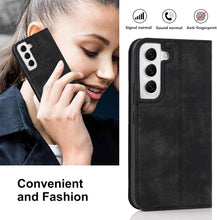 for Samsung Galaxy S22 Wallet Case with 2 Card Slots - Premium PU Leather with RFID Blocking and Flip Cover Design
