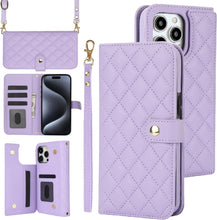 for iPhone 16 Wallet Case with 5 Card Slots and 1 Cash Slot and Crossbody Strap and Wrist Strap Luxury Fashion Shockproof Magnetic Flip Cover Protective