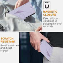 for Samsung Galaxy S23 Case Novel Triangle Embossing Multiple Card Slots Flip Cover Magnetic Wallet Clasp RFID Function Leather Stand Shockproof and Drop-Proof