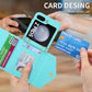 for Z Flip Case with Zipper Wallet, Blue Phone case with Strap for Samsung Galaxy Z Flip 5 (Blue,Galaxy Z Flip 5)