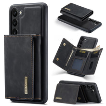for Samsung Galaxy S23 Multi-Card Wallet Case, 2-in-1 Design with Magnetic Leather Wallet Durable TPU & PC Hybrid Construction, Stylish PU Leather Coating