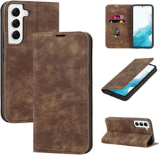 for Samsung Galaxy S22 Wallet Case with 2 Card Slots - Premium PU Leather with RFID Blocking and Flip Cover Design