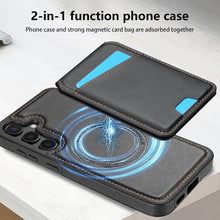 for Samsung Galaxy S23 Ultra 2 in 1 Detachable Card Bag Wallet Case Durable Leather Wallets Magnetic Card Holder 4 Card Slots RFID Blocking