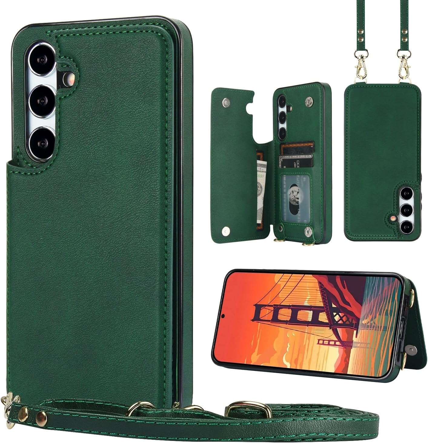 Wallet Case with RFID Blocking for Galaxy S24 / Ultra Plus