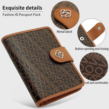 Passport Holder Wallet Bag with AirTag Holder, Card Slots and Passport Solt Ticket Cash Solt, Photo Solt Sim Card Pen Slot.Brown