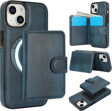 Konstreet for iPhone 14 Series Case with 2-in-1 Detachable Magnetic Wallet Featuring 5 Card Slots Compatible MagSafe and RFlD Blocking Premium PU Leather Kickstand and Wireless Charging