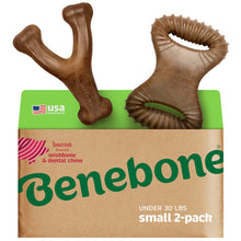 Benebone Large 4-Pack Dog Toys for Aggressive Chewers – Durable Dog Bones, Made in USA – Dog Toys for Large Dogs Under 90 lbs