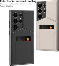 for Samsung Galaxy S24 Ultra Leather Case with Card Slot and Stand Feature Wireless Charging Compatible and Precision Camera Cutouts wit Anti-Fall