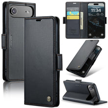 for iPhone 17 Pro Max Wallet Case, RFID Blocking with Kickstand 3 Credit Card Slot and Cash Slot Magnetic Closure Wireless Charging Slim PU Leather Protective Cover - Brown