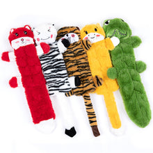 Nocciola Dog Squeaky Toys, 5 PCS Crinkle Plush Dog Toys, No Stuffing Dog Toys for Small Medium Large Dogs, Stuffless Puppy Toys for Boredom