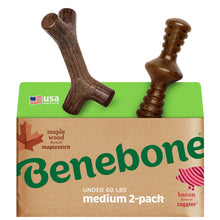 Benebone Large 4-Pack Dog Toys for Aggressive Chewers – Durable Dog Bones, Made in USA – Dog Toys for Large Dogs Under 90 lbs