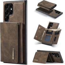 for Samsung Galaxy S23 Multi-Card Wallet Case, 2-in-1 Design with Magnetic Leather Wallet Durable TPU & PC Hybrid Construction, Stylish PU Leather Coating