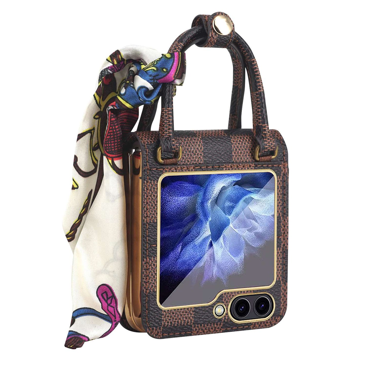 Z Flip 5 Case with Elegant Ribbon Scarf