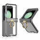 Z Flip 5 Ring Clear Slim Case