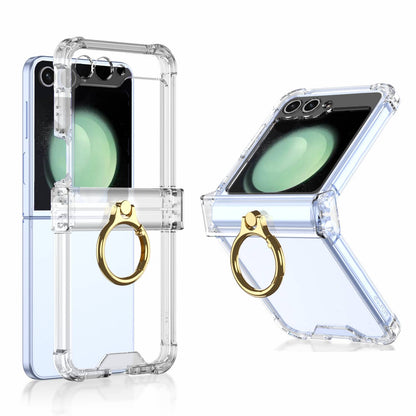 Z Flip 5 Ring Clear Slim Case