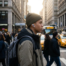 Transparent Crystal TWS Earbuds - Lifestyle urban commute