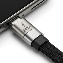 2-in-1 Charging Cable with Built-In Phone Stand | 240W Fast Charge USB-C to USB-C, 4.9FT