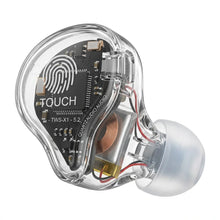 Transparent Crystal TWS Earbuds - Close-up internal detail